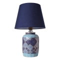 RAMZES tafel lamp 1xE27/40W/230V blauw