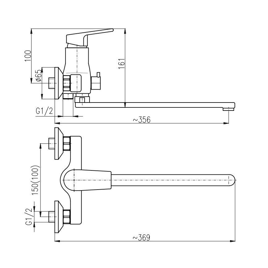 RAV Slezák CO153.5 - Badmengkraan COLORADO, glanzend chroom