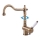 RAV Slezák L508.0/8SM - LABE RETRO keuken-/wastafelmengkraan 25,6 cm antiek messing