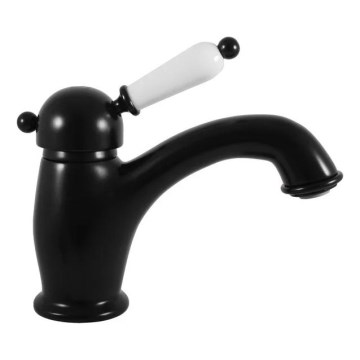 RAV Slezák L526.0CMAT - Wastafelkraan LABE RETRO 15,3 cm mat zwart
