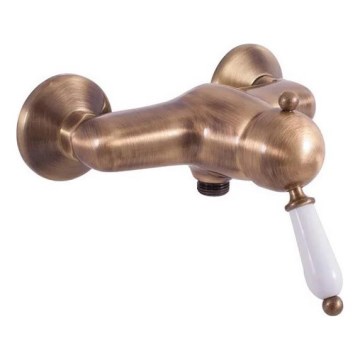 RAV Slezák L581.5SM - Douchekraan LABE RETRO 12,3 cm antiek messing