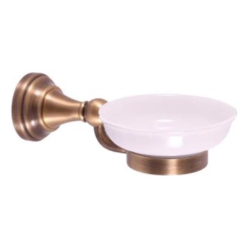RAV Slezák MKA0300SM - Zeepbakje MORAVA RETRO, oud messing
