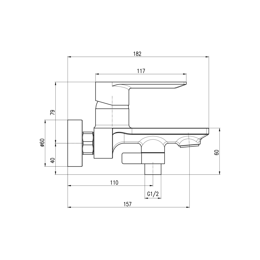 RAV Slezák NL154.5ZK - Badmengkraan NIL, geborsteld goud