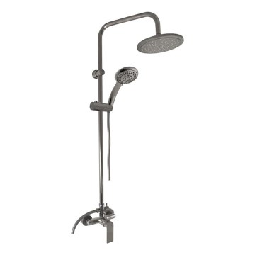 RAV Slezák NL182.5/7-1MGK - Doucheset met NIL-mengkraan, geborsteld grijs