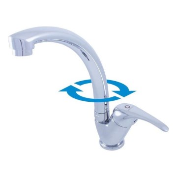 RAV Slezák SA006.0/3 - Keukenkraan SAZAVA 26,5 cm glanzend chroom