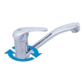 RAV Slezák SA015.0 - Wastafelkraan SAZAVA 11,8 cm glanzend chroom