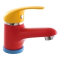 RAV Slezák SAJ091.0 - Wastafelkraan JUNIOR 11,5 cm rood/geel