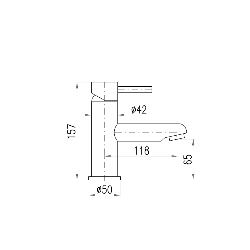 RAV Slezák SE426.0 - Wastafelkraan JUNIOR 15,7 cm rood/blauw/groen