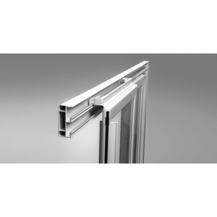 Ravak 00V701R211 - SUPERNOVA 3-delige douchedeur 90x198 cm wit