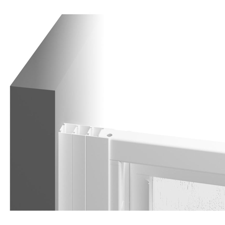 Ravak 00V701R211 - SUPERNOVA 3-delige douchedeur 90x198 cm wit