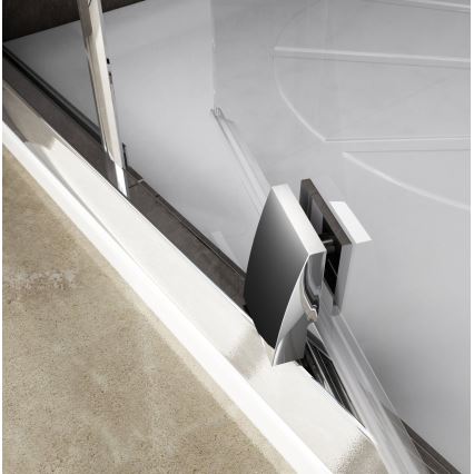 Ravak 37677U00Z1 - Driedelige kwartcirkel douchecabine PIVOT 90 x 90 cm satijn