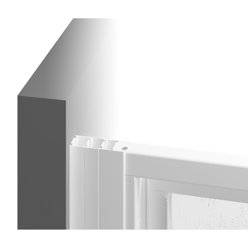 Ravak 940701R211 - Vaste douchewand SUPERNOVA 90x198 cm wit