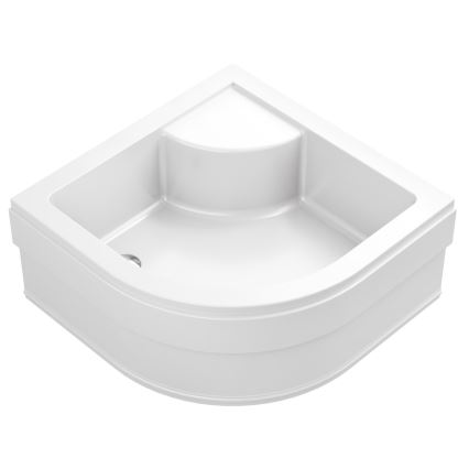 Ravak A217001020 - Kwartcirkelvormige douchebak SABINA 90 x 90 cm wit