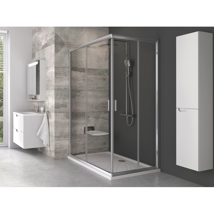 Ravak B8F0000060 - Opklapbaar douchezitje OVO zwart