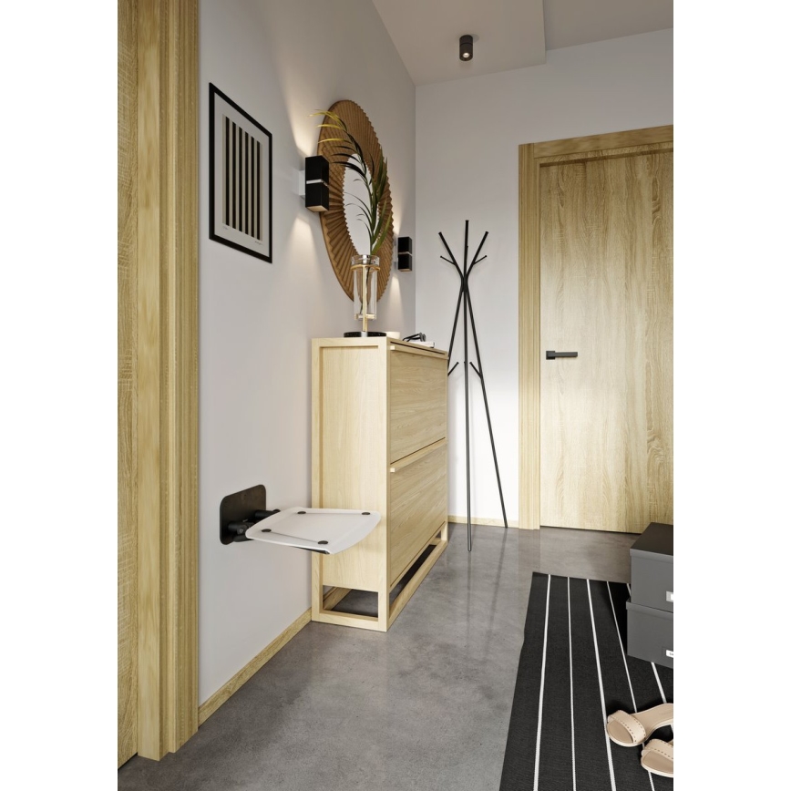 Ravak B8F0000060 - Opklapbaar douchezitje OVO zwart