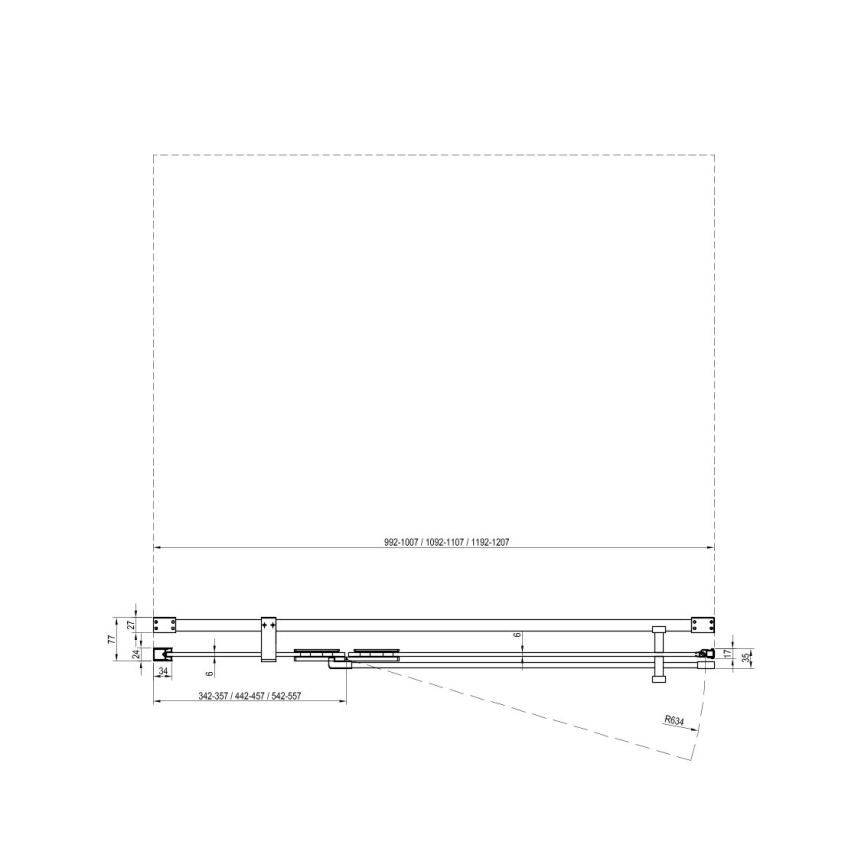 Ravak - Douchecabine COOL 100x100 cm glanzend chroom