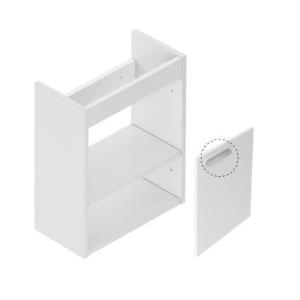 Ravak X000000538 - Onderkast voor wastafel CHROME 40x50 cm wit