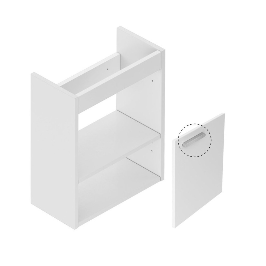 Ravak X000000538 - Onderkast voor wastafel CHROME 40x50 cm wit