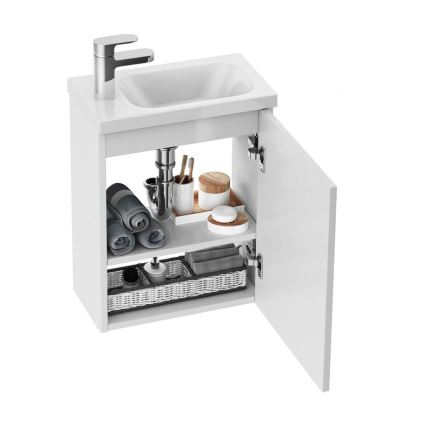 Ravak X000000540 - Rechter deur voor wastafelonderkast CHROME 37,5 x 53 cm, wit