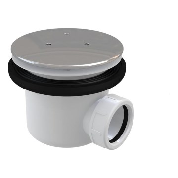 Ravak X01309 - Sifon voor douchebak, Ø 11,6 cm, glanzend chroom