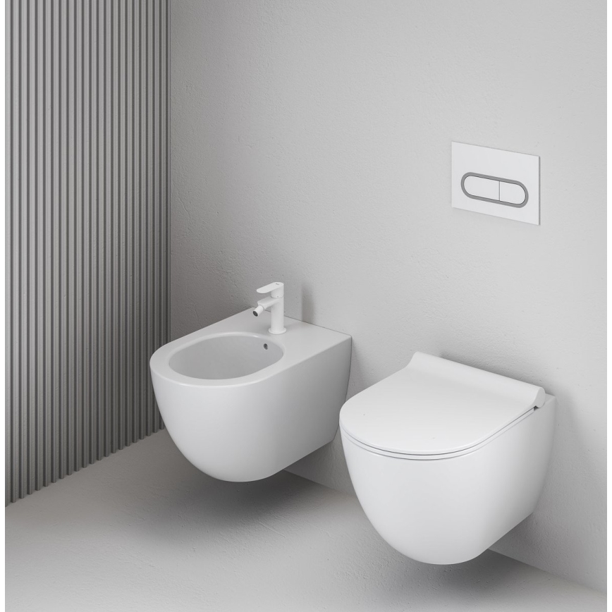Ravak X01517 - UNI CHROME wandbidet, keramiek/wit