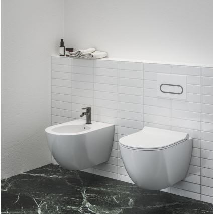 Ravak X01517 - UNI CHROME wandbidet, keramiek/wit