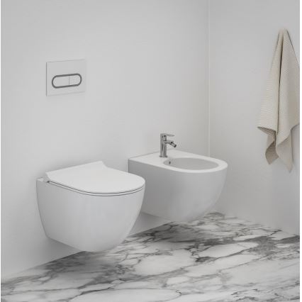 Ravak X01517 - UNI CHROME wandbidet, keramiek/wit