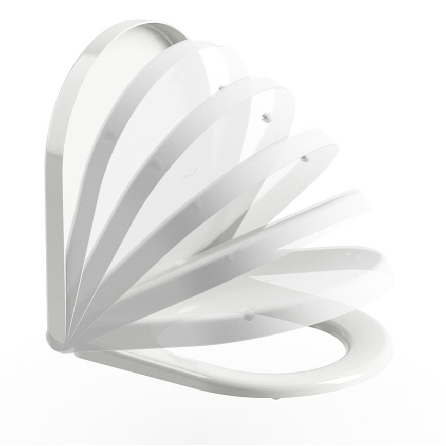 Ravak X01549 - Toiletbril SoftClose UNI CHROME wit