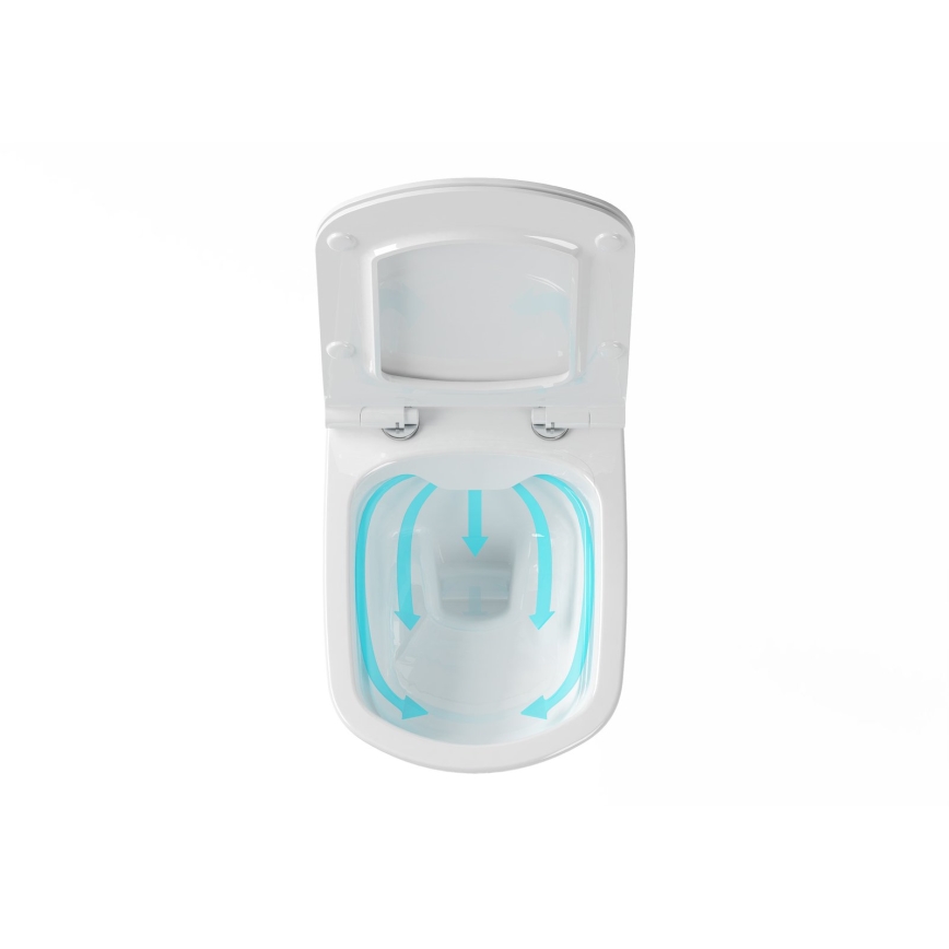 Ravak X01671 - Hangend toilet Rimless CLASSIC keramiek/wit