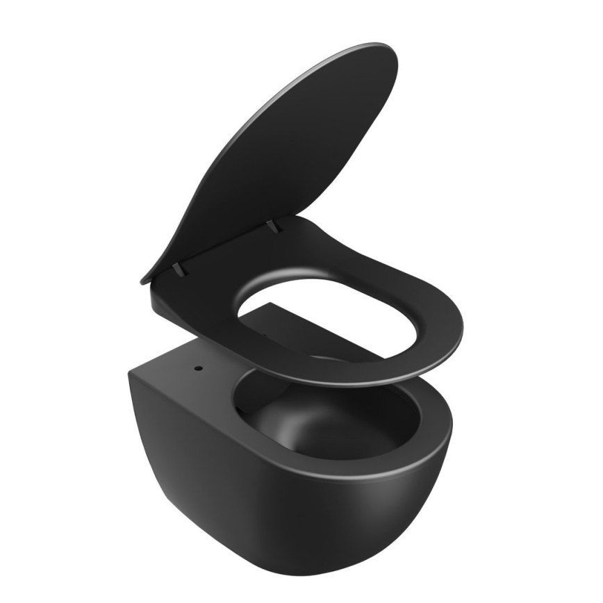 Ravak X01795 - Toiletzitting SoftClose CHROME zwart