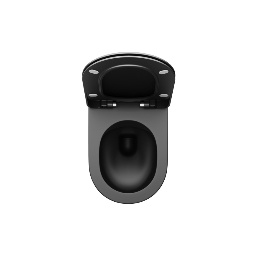 Ravak X01795 - Toiletzitting SoftClose CHROME zwart