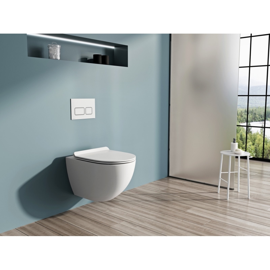Ravak X01861 - Toiletbril SoftClose VITA SLIM wit
