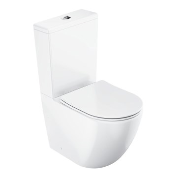Ravak X01870 - Rimless WC-combinatie met SoftClose-zitting OPTIMA, keramiek/wit
