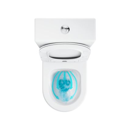 Ravak X01870 - Rimless WC-combinatie met SoftClose-zitting OPTIMA, keramiek/wit