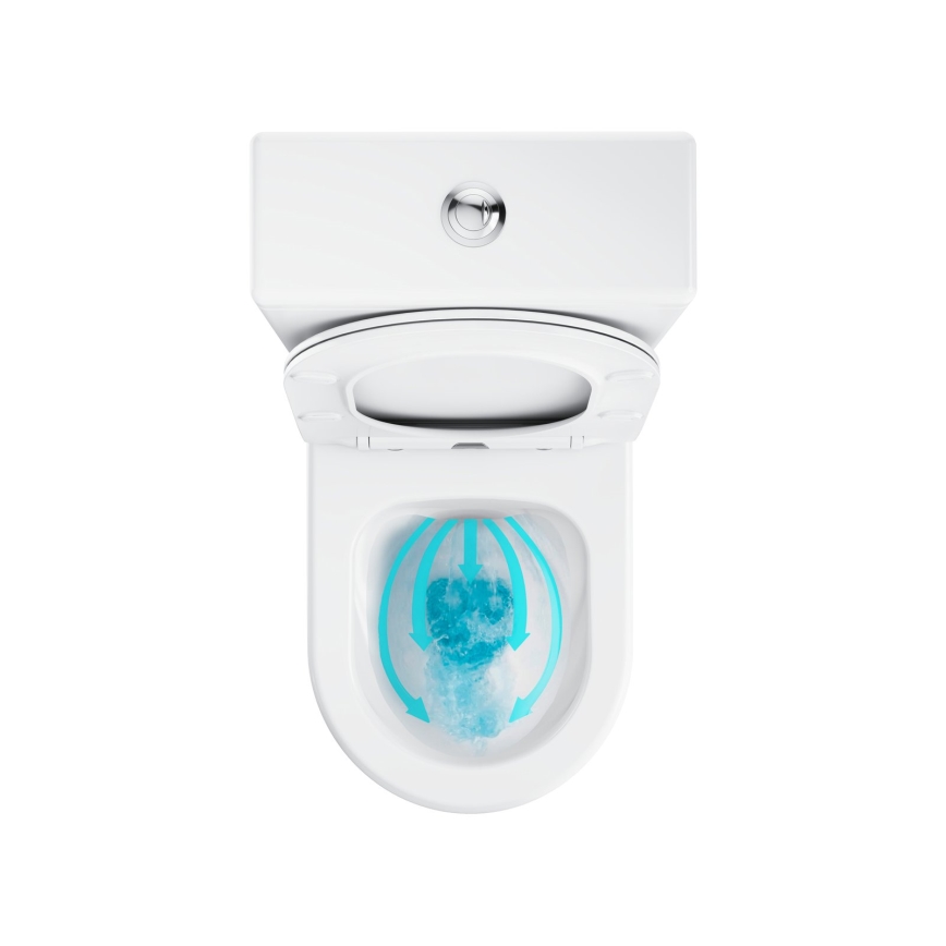 Ravak X01870 - Rimless WC-combinatie met SoftClose-zitting OPTIMA, keramiek/wit