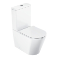 Ravak X01872 - WC-combinatie Rimless met SoftClose-toiletbril ELEGANT keramiek/wit