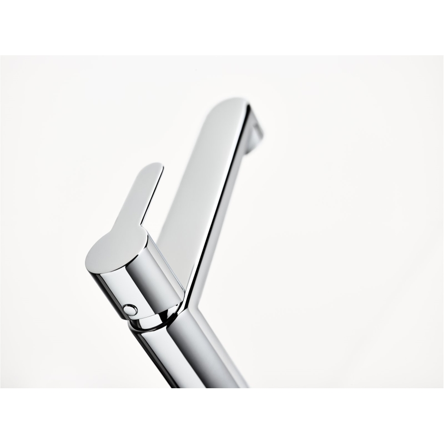 Ravak X070114 - Wastafelkraan PURI 32,2 cm glanzend chroom