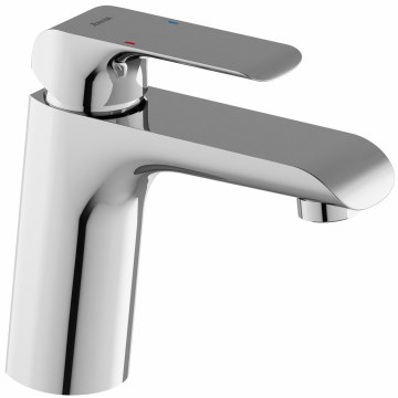 Ravak X070118 - Wastafelkraan FLAT 15,1 cm glanzend chroom