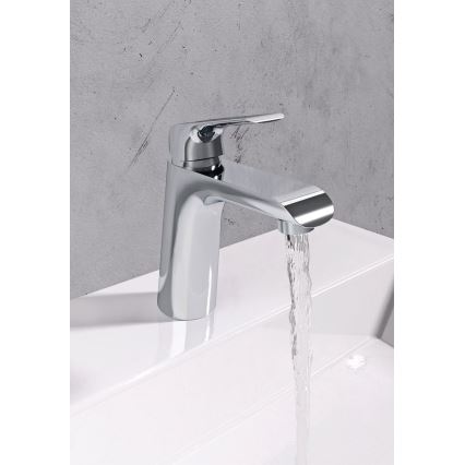 Ravak X070118 - Wastafelkraan FLAT 15,1 cm glanzend chroom