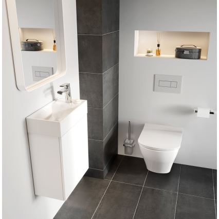 Ravak X070118 - Wastafelkraan FLAT 15,1 cm glanzend chroom