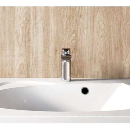 Ravak X070118 - Wastafelkraan FLAT 15,1 cm glanzend chroom