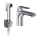 Ravak X070438 - Wastafelmengkraan met bidetdouche FLAT glanzend chroom