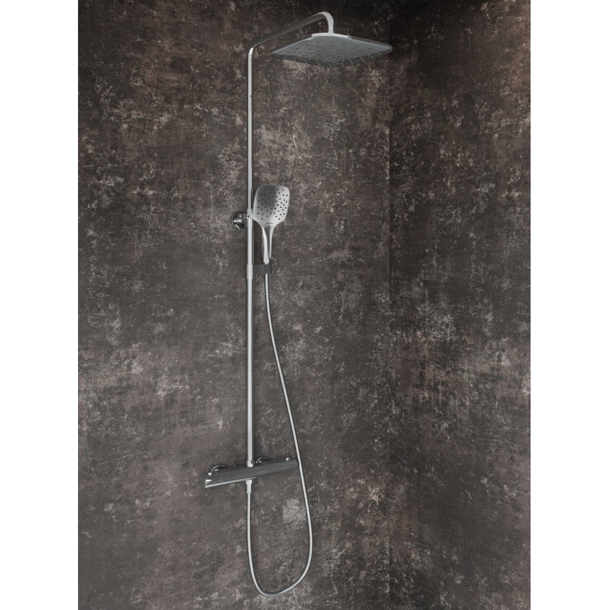 Ravak X070442 - Doucheset met thermostaatkraan FLAT glanzend chroom