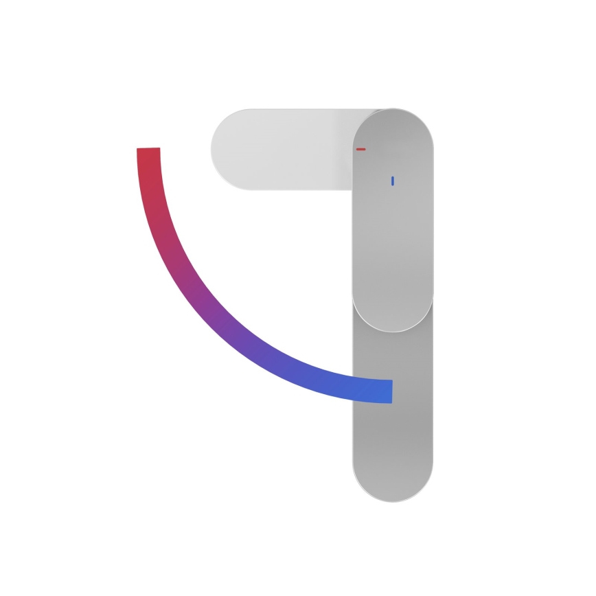 Ravak X070449 - Wastafelmengkraan CHROME 30 cm glanzend chroom