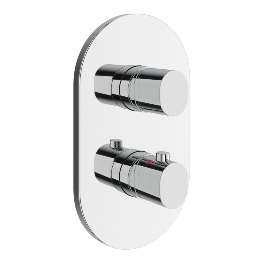 Ravak X070457 - Thermostatische douchekraan voor inbouwmontage CHROME glanzend chroom