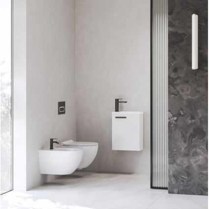 Ravak X070460 - Wastafelmengkraan CHROME 17,7 cm zwart