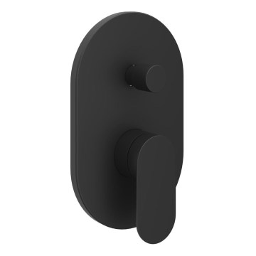 Ravak X070466 - Douchemengkraan voor inbouw CHROME zwart