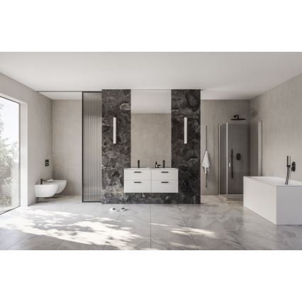 Ravak X070466 - Douchemengkraan voor inbouw CHROME zwart