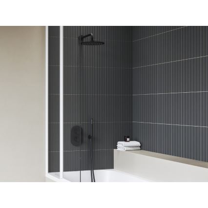 Ravak X070469 - Thermostatische douchekraan voor inbouwmontage CHROME zwart