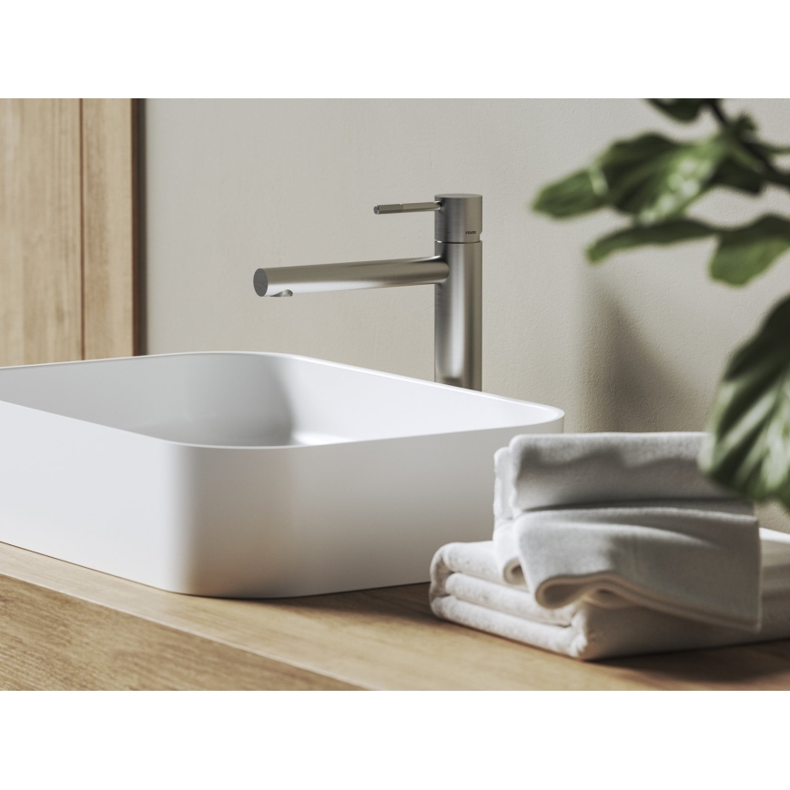 Ravak X070645 - Wastafelkraan NOX 28 cm geborsteld RVS